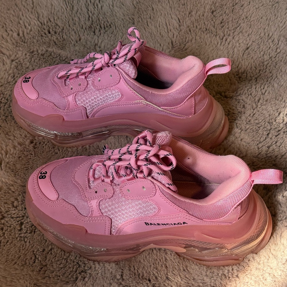 Balenciaga Women's Bubblegum Pink Sneakers